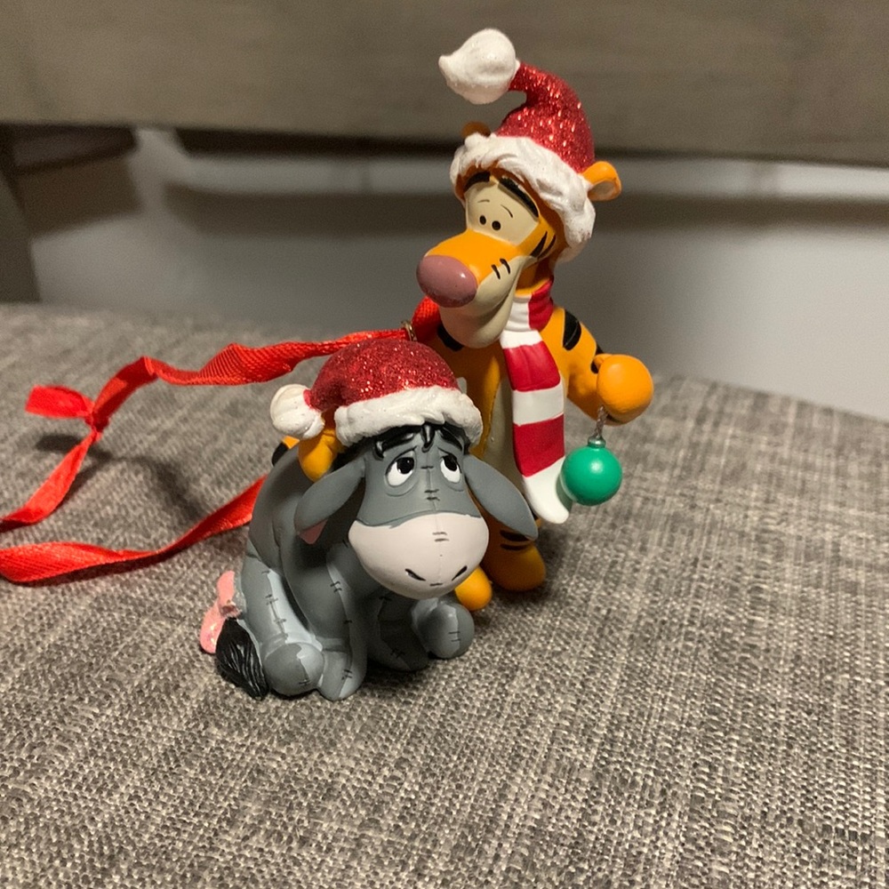 Disney Store Tigger and Eeyore Ornament